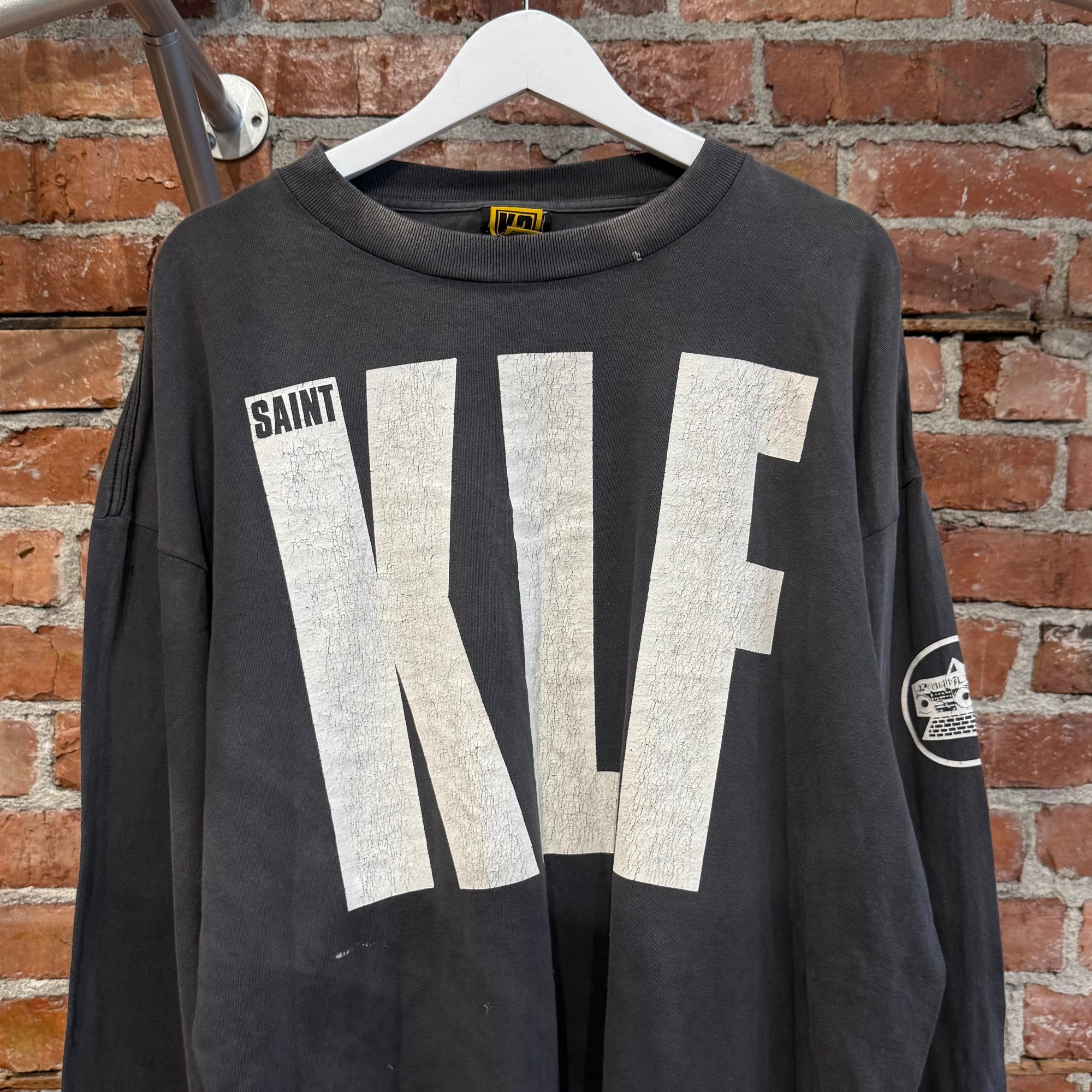 SAINT MICHAEL THE KLF LONGSLEEVE ‘VINTAGE BLACK’