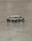 CHROME HEARTS FOREVER 6MM SPACER RING ‘SILVER’