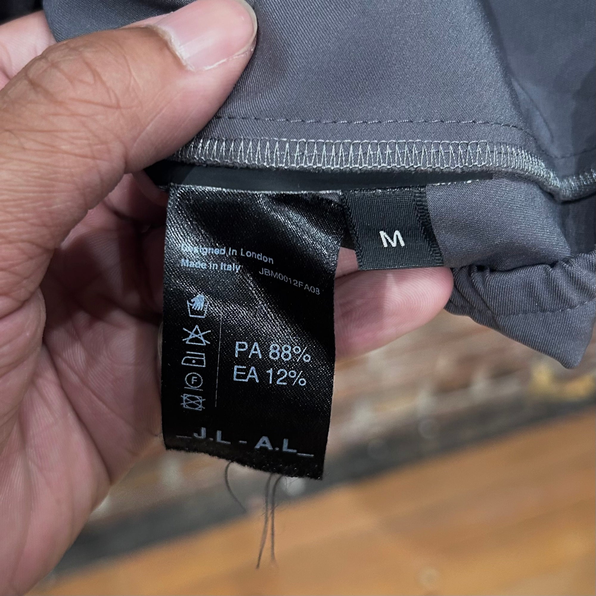 J.L-A.L QUARTER ZIP JACKET ‘GREY’