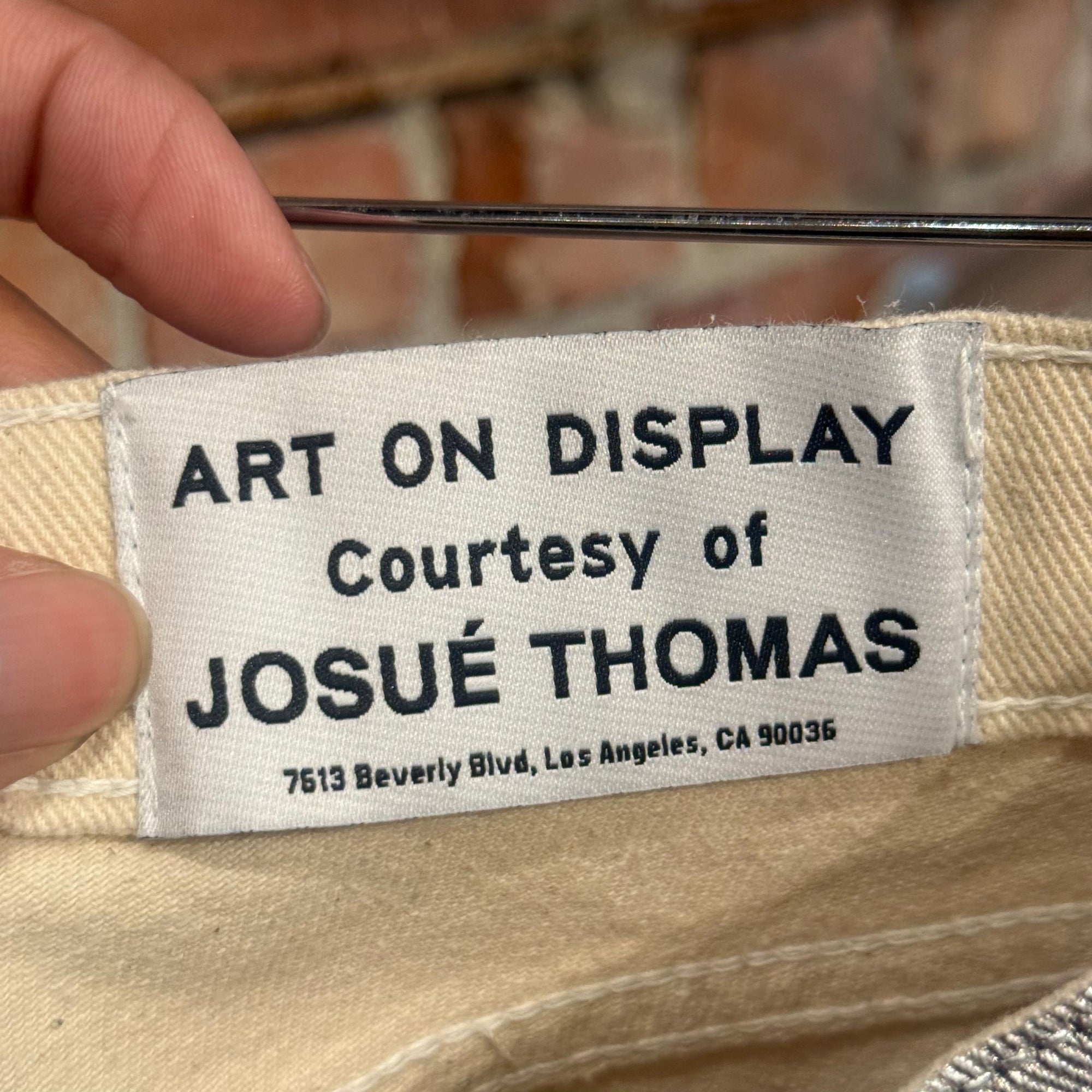 GALLERY DEPT. LOGAN GALACTIC GLITTER FLARED DENIM ‘SILVER’