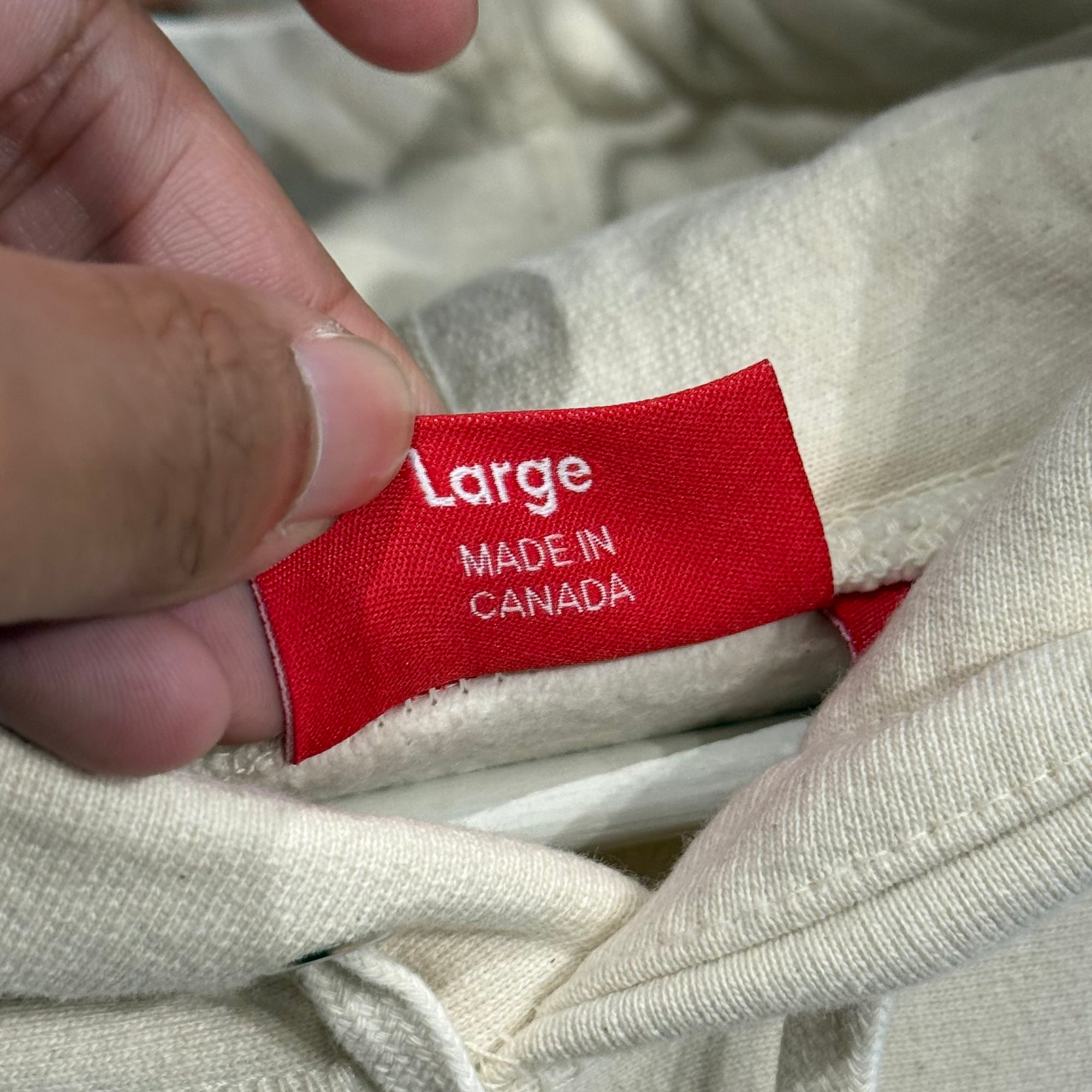 SUPREME FW20 CROSS BOX LOGO HOODIE ‘CREAM’