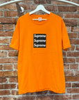 ASSPIZZA x SUPREME TRIPLE BOX LOGO TEE ‘ORANGE’