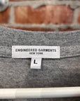 ENGINEERED GARMENTS JOE CROSS TEE ‘GREY’