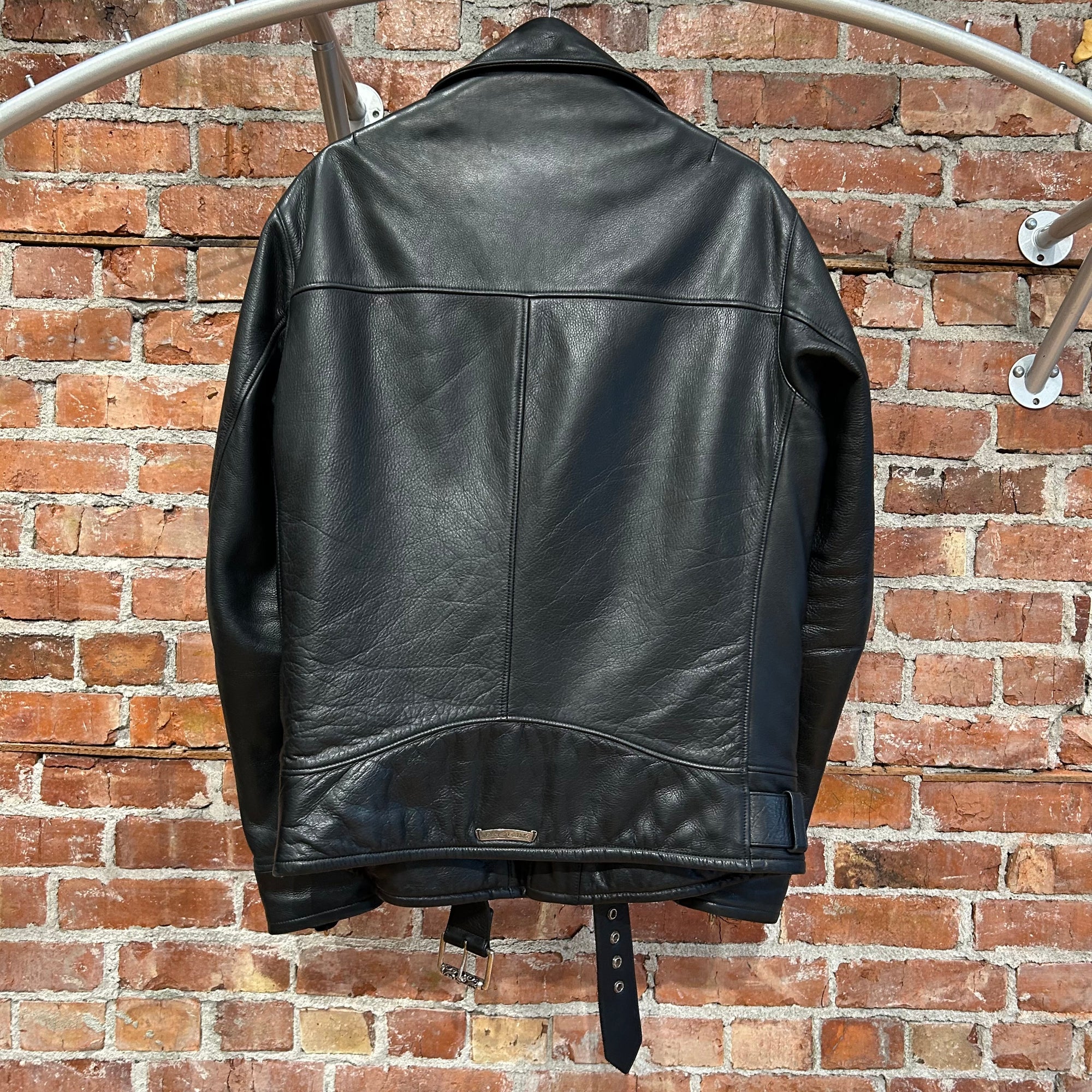 CHROME HEARTS VINTAGE JJ DEAN LEATHER JACKET ‘BLACK’