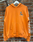 CHROME HEARTS MATTY BOY BUILD PULLOVER HOODIE ‘ORANGE’