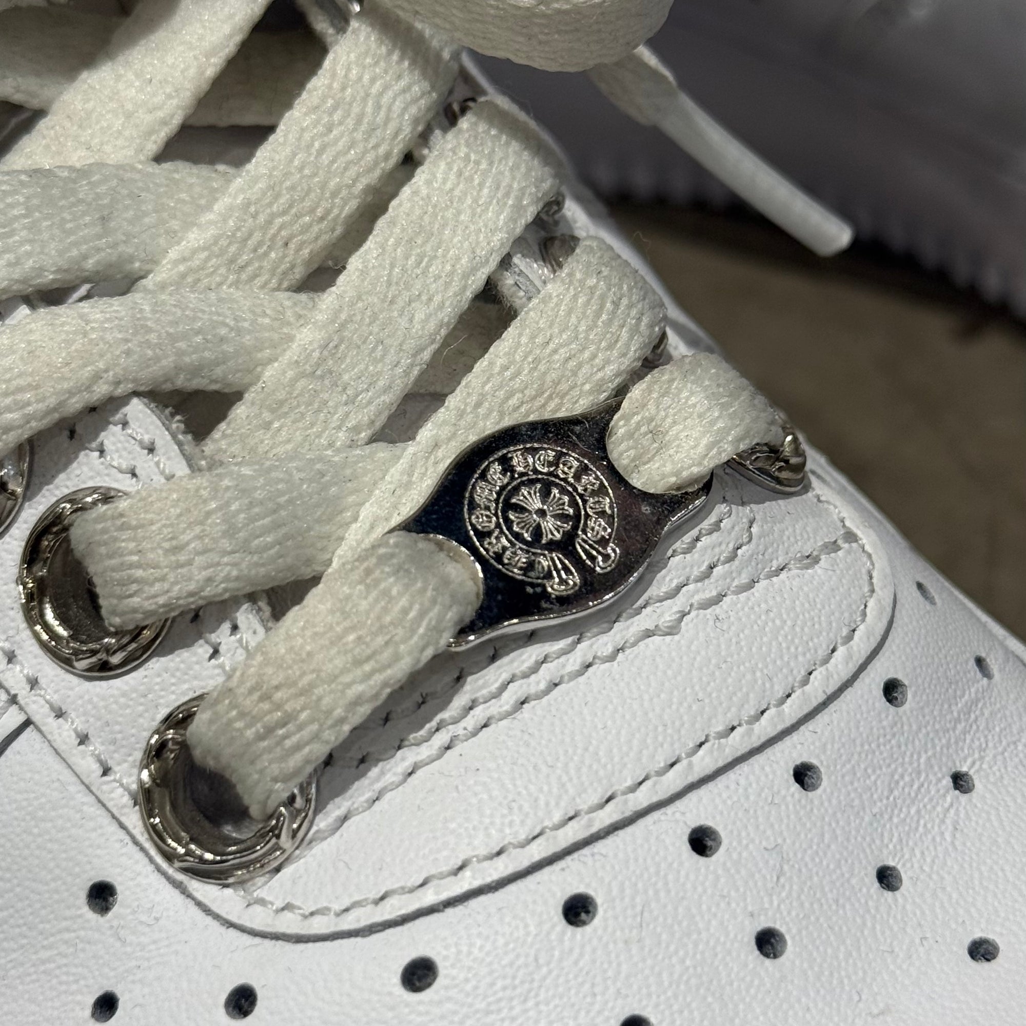 CHROME HEARTS AIR FORCE 1 LOW SNEAKERS ‘WHITE’