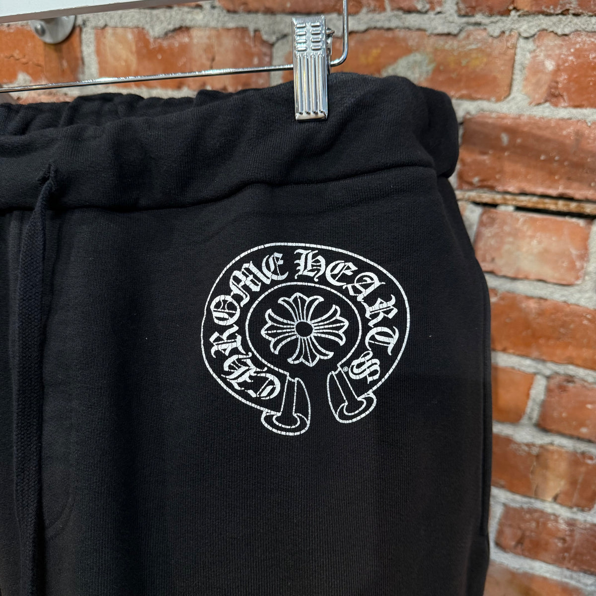 CHROME HEARTS HORSESHOE SCRIPT SWEATPANTS ‘BLACK’