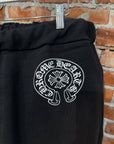 CHROME HEARTS HORSESHOE SCRIPT SWEATPANTS ‘BLACK’