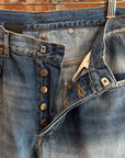DIOR HEDI ERA LAMBSKIN POCKET DENIM JEANS ‘BLUE’