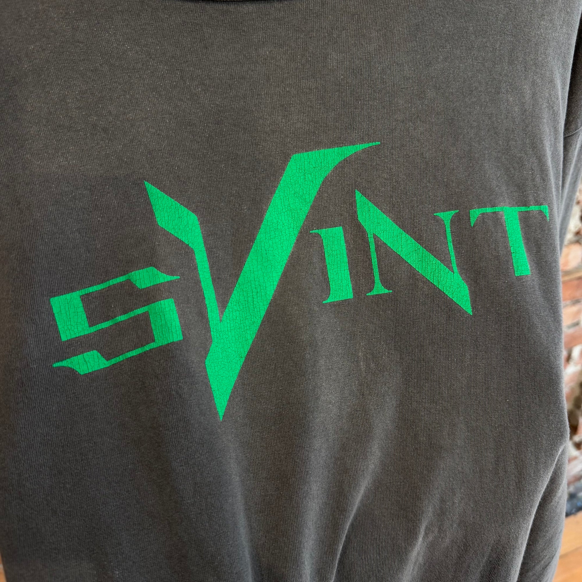SAINT MICHAEL X VLONE HEAVEN OR HELL LONGSLEEVE ‘DARK GRAY’