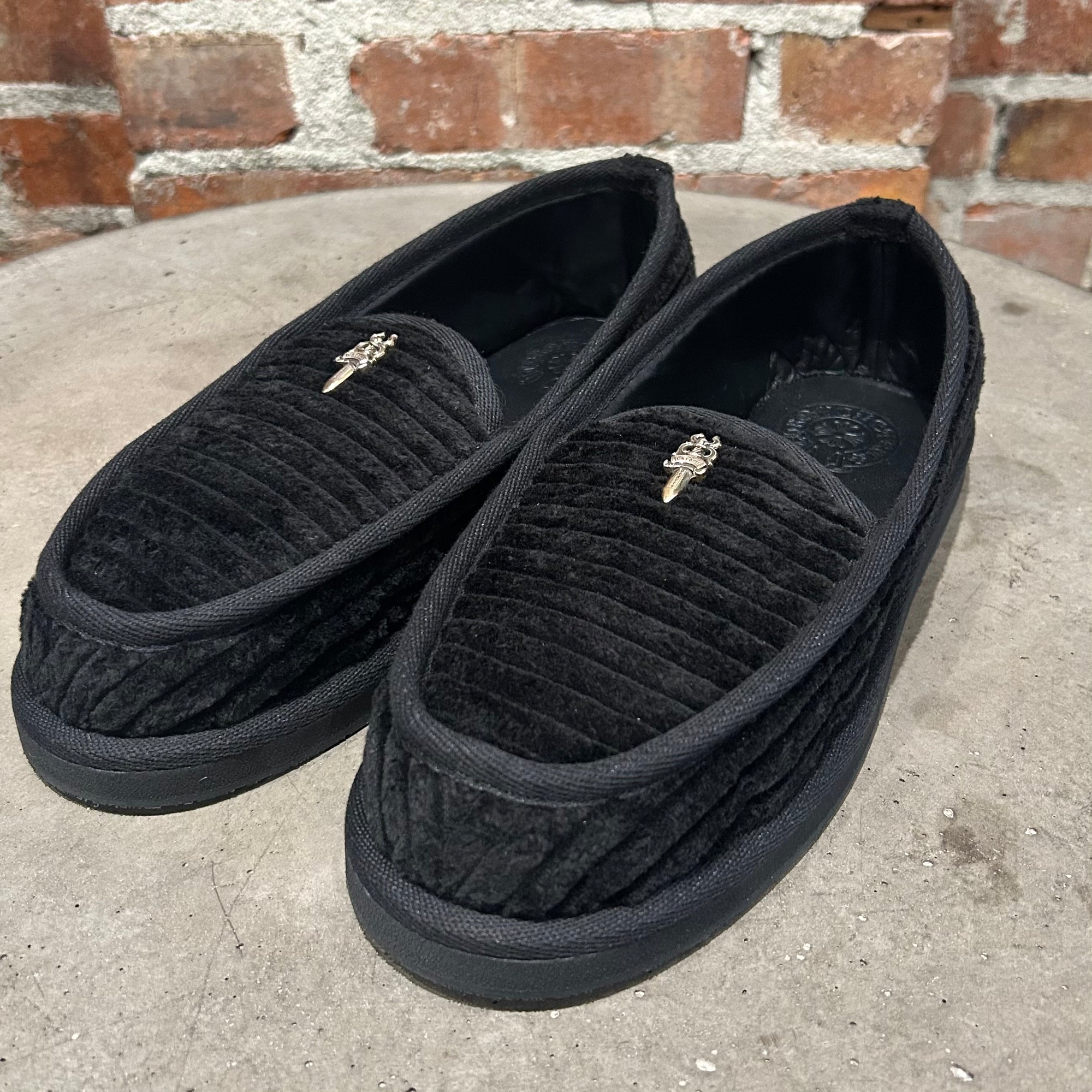 CHROME HEARTS DAGGER LOAFERS ‘BLACK’