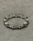 CHROME HEARTS TINY-E BAND RING ‘SILVER’