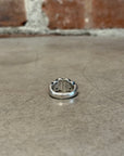 CHROME HEARTS FLORAL HEART RING ‘SILVER’