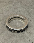CHROME HEARTS MATTY BOY 99 EYES SPACER RING ‘SILVER’