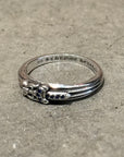 CHROME HEARTS SAPPHIRE BABY DAGGER RING ‘SILVER’