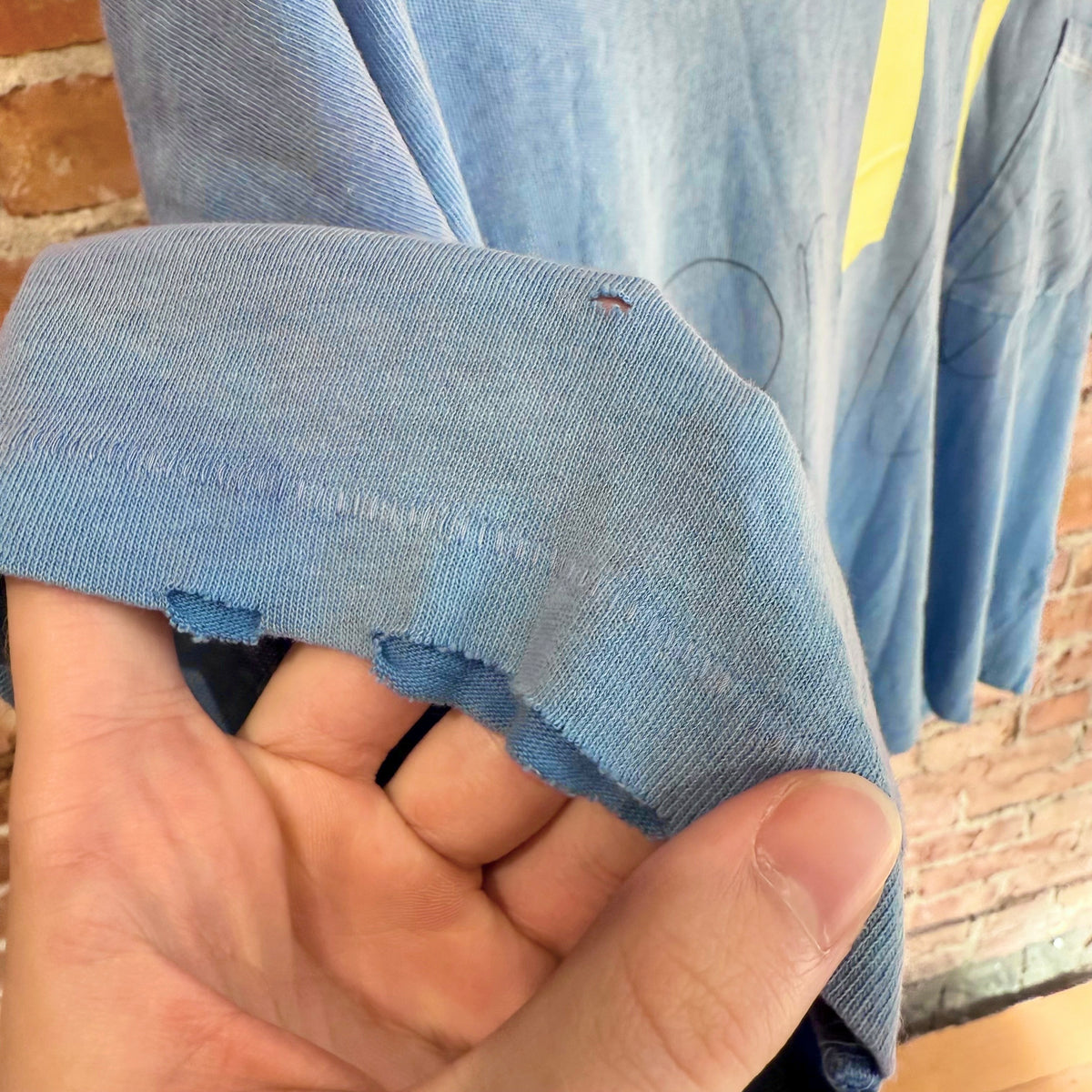 PALY HOLLYWOOD SS26 BRUCE POCKET TEE ‘LIGHT BLUE’