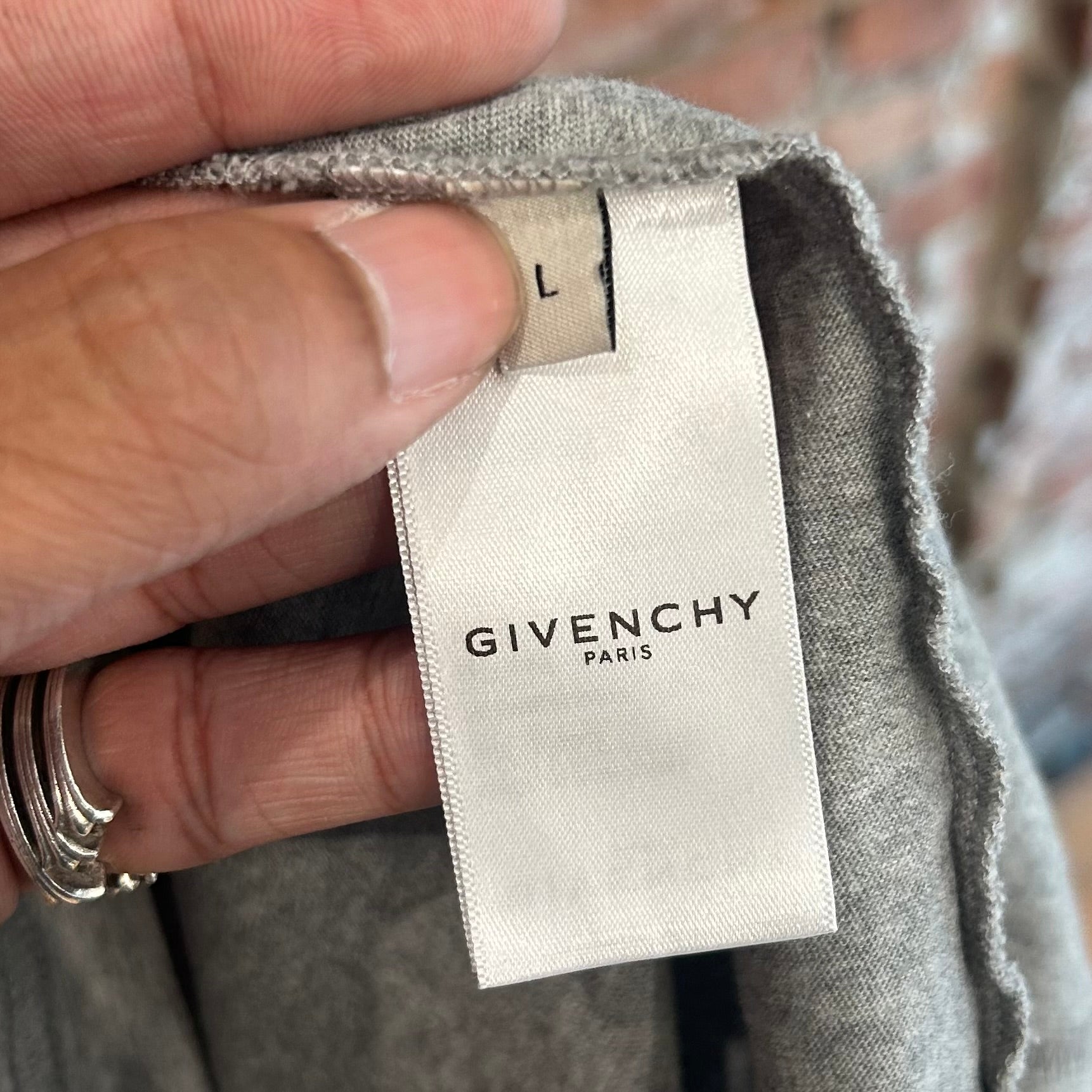 GIVENCHY GEARHEAD LONGSLEEVE ‘GREY’