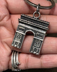 BALENCIAGA PARIS LANDMARKS KEYCHAIN ‘SILVER’