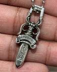CHROME HEARTS NO. 10 DAGGER NECKLACE ‘SILVER’