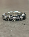 DEAL DESIGN SEAMLESS GATE RING 'SILVER'