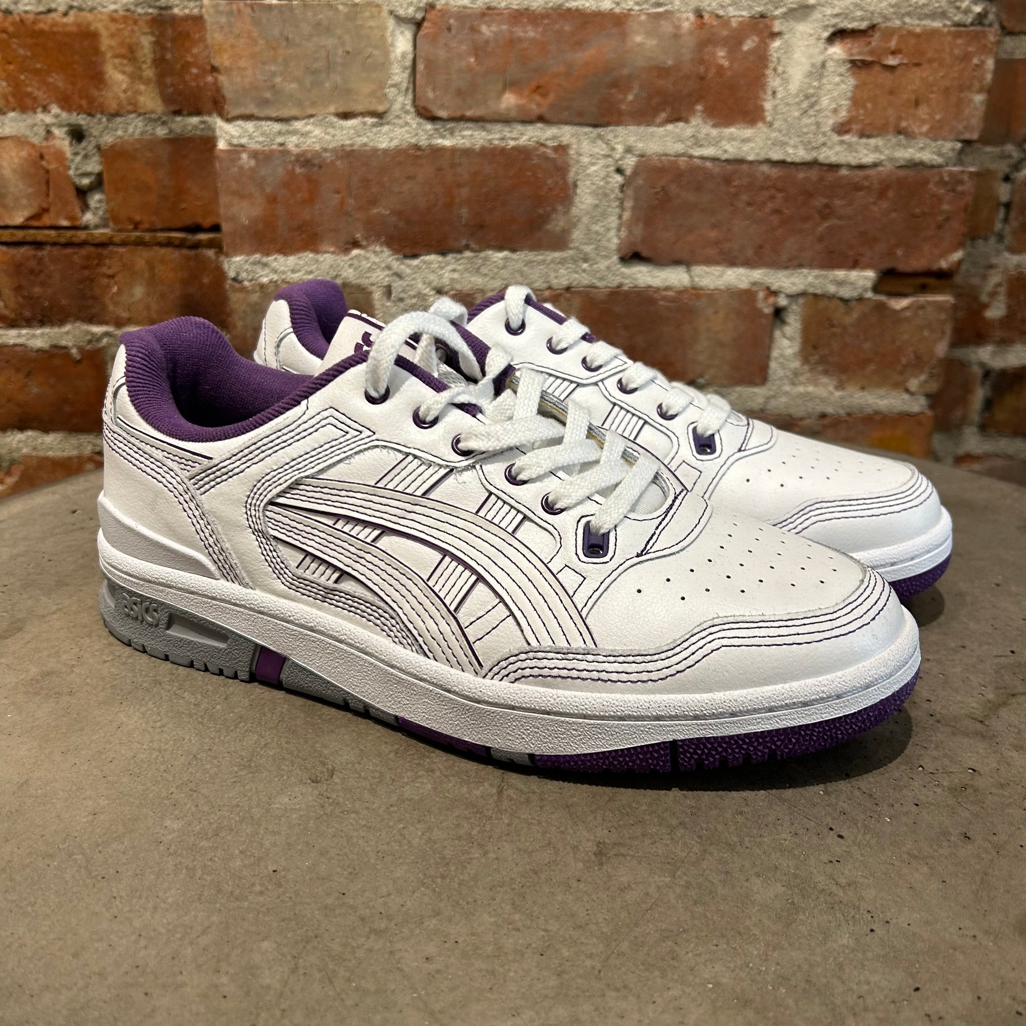NEEDLES x ASICS EX89 SNEAKERS ‘WHITE/PURPLE’