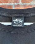 STUSSY BUBBLE LOGO TEE ‘BLACK’