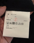 COMME DES GARCONS HOODED PONCHO SWEATSHIRT ‘BLACK’