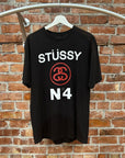 STUSSY TEE N4 TEE 'BLACK'