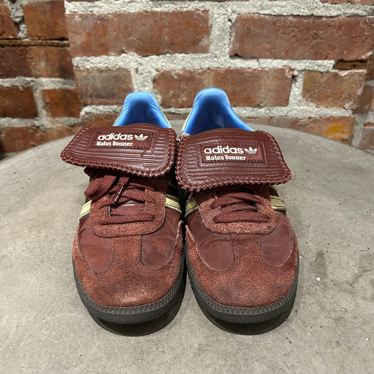 WALES BONNER X ADIDAS SAMBAS SNEAKERS ‘FOX BROWN’