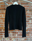 RICK OWENS FW24 PORTERVILLE HEADON KNIT SWEATER ‘BLACK’