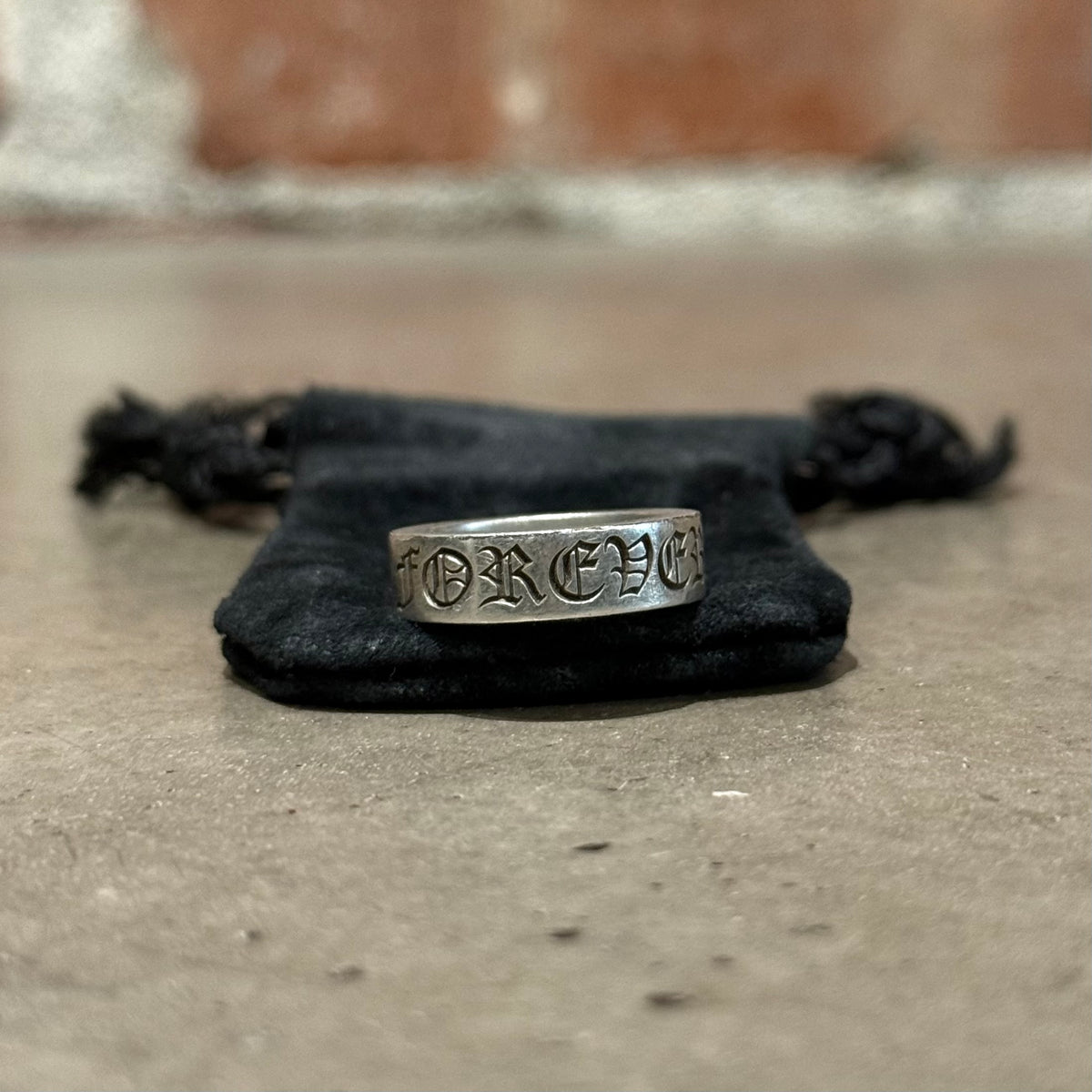 CHROME HEARTS 6MM FOREVER SPACER RING ‘SILVER’