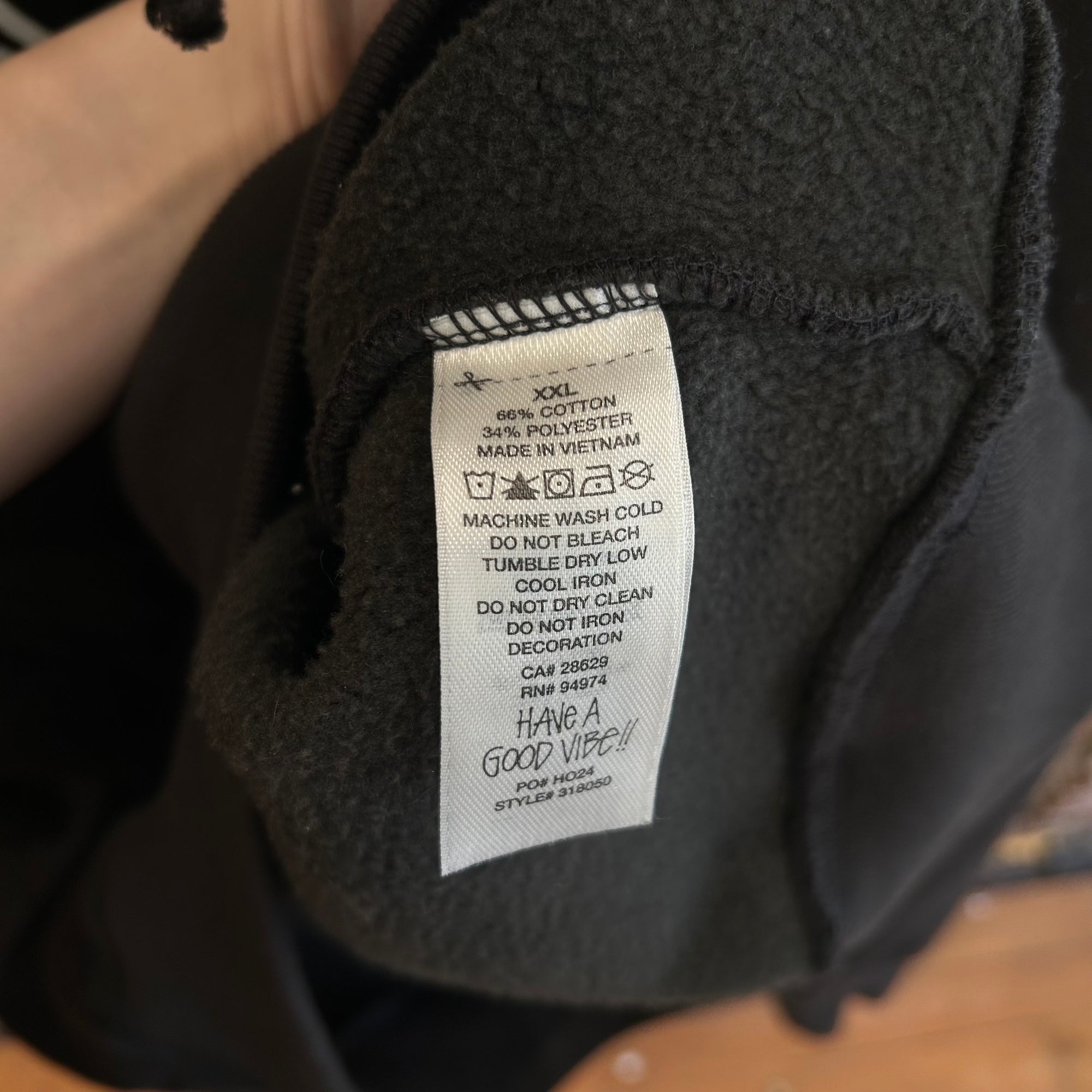 STUSSY X DENIM TEARS 8-BALL HOODIE ‘BLACK’
