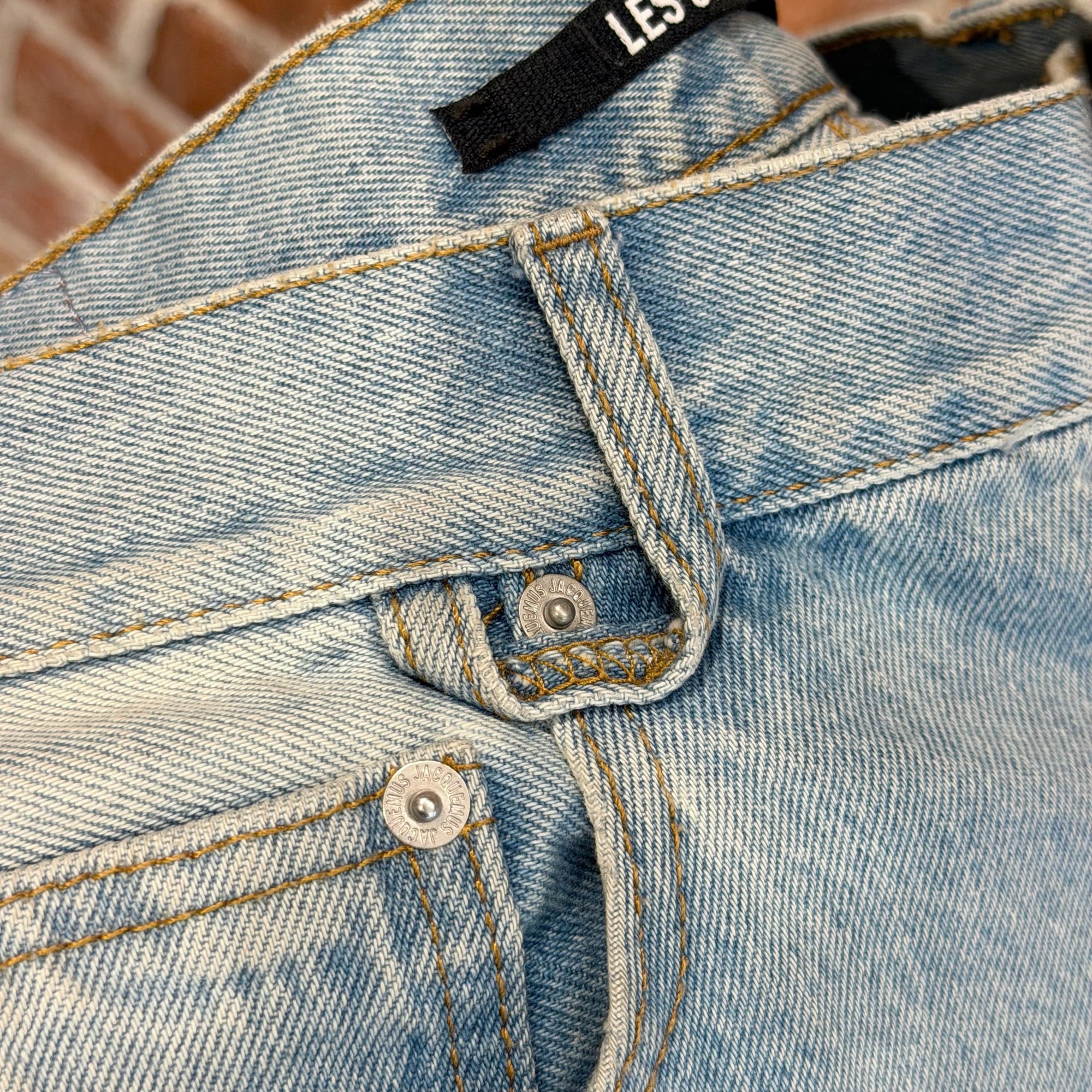 JACQUEMUS LES SCULPTURES WIDE LEG DENIM ‘LIGHT BLUE’