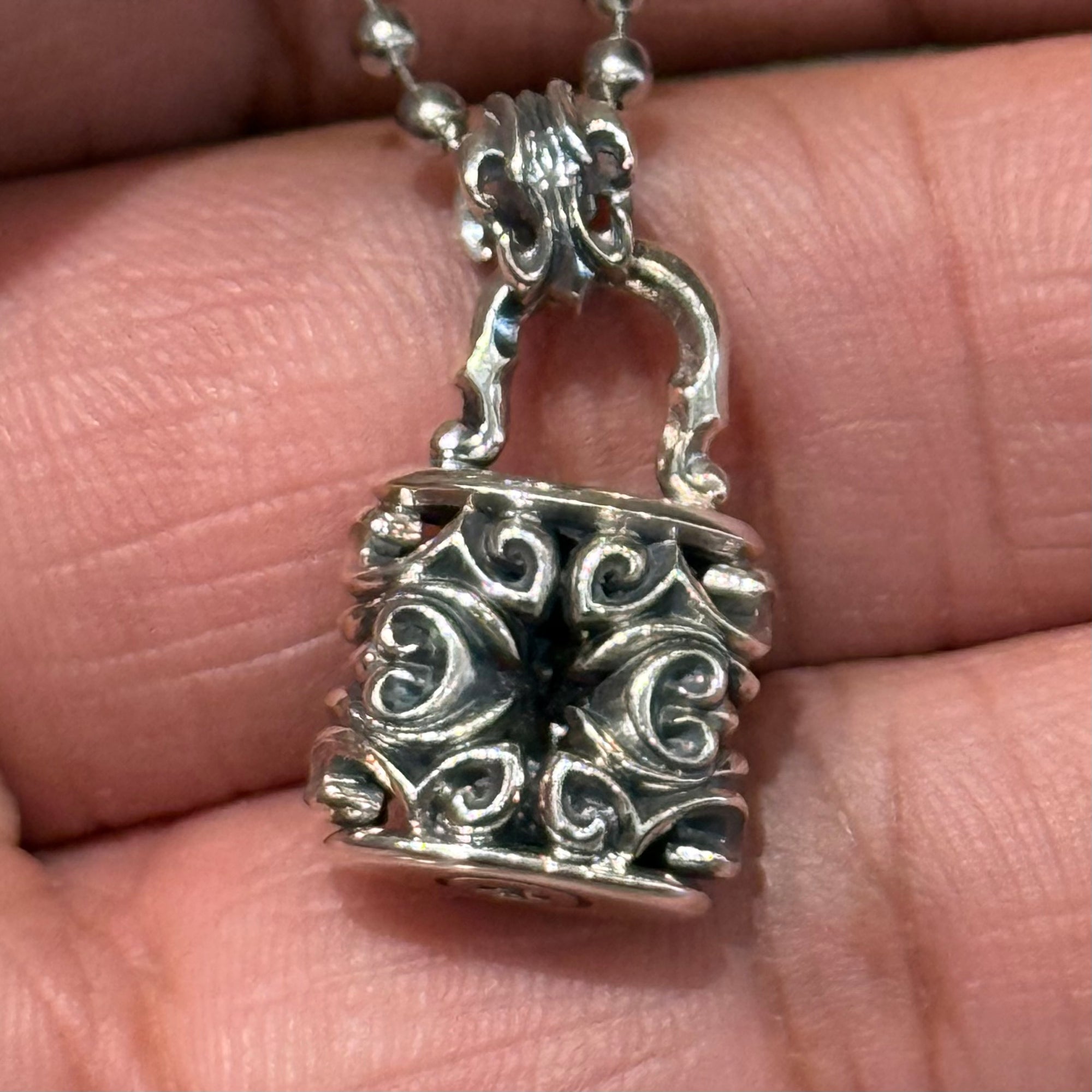 DEAL DESIGN PERSONA PADLOCK NECKLACE ‘SILVER’