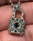 DEAL DESIGN PERSONA PADLOCK NECKLACE ‘SILVER’