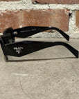PRADA SHIELD RECTANGLE SUNGLASSES ‘BLACK’