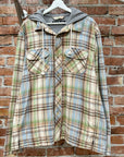 ACNE STUDIOS HOODED FLANNEL ‘MULTI’