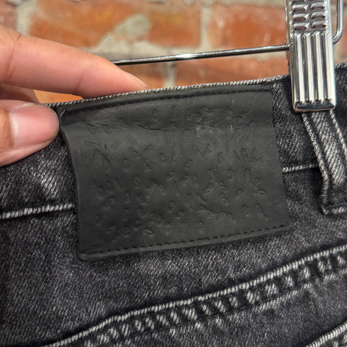 BASKETCASE WIDE BAGGY DENIM SHORTS ‘BLACK’