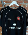 BALENCIAGA SS23 PARIS SOCCER JERSEY ‘BLACK’