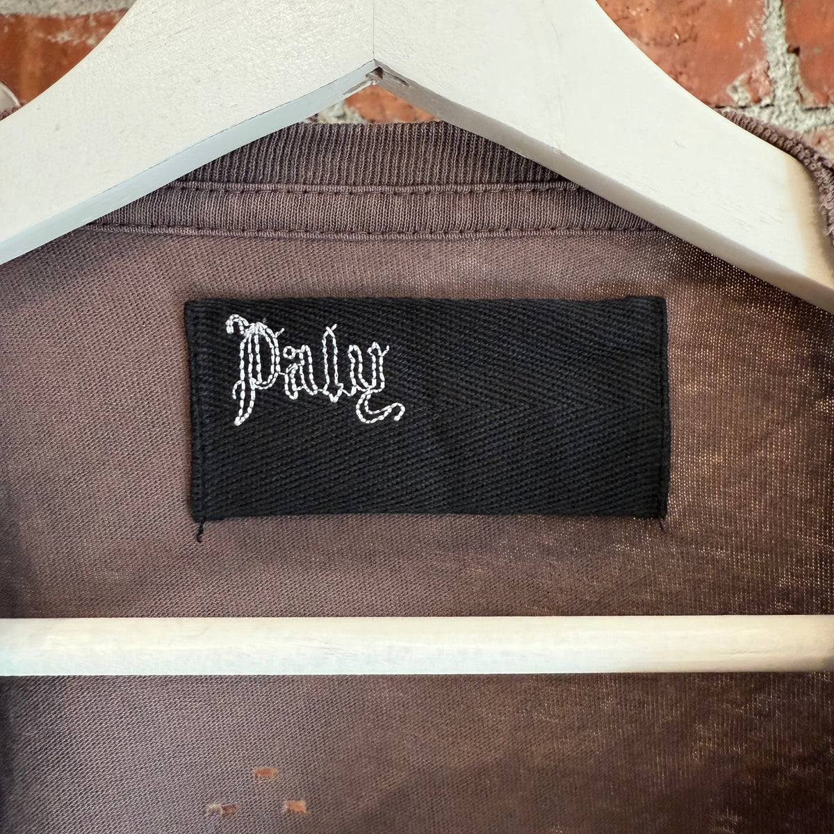 PALY HOLLYWOOD SS26 CORE LOGO TEE ‘BROWN’