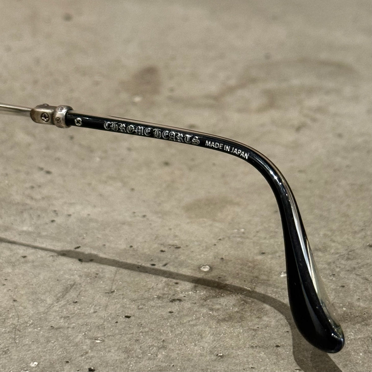 CHROME HEARTS STRAPADICTOME GLASSES ‘BLACK/SILVER’