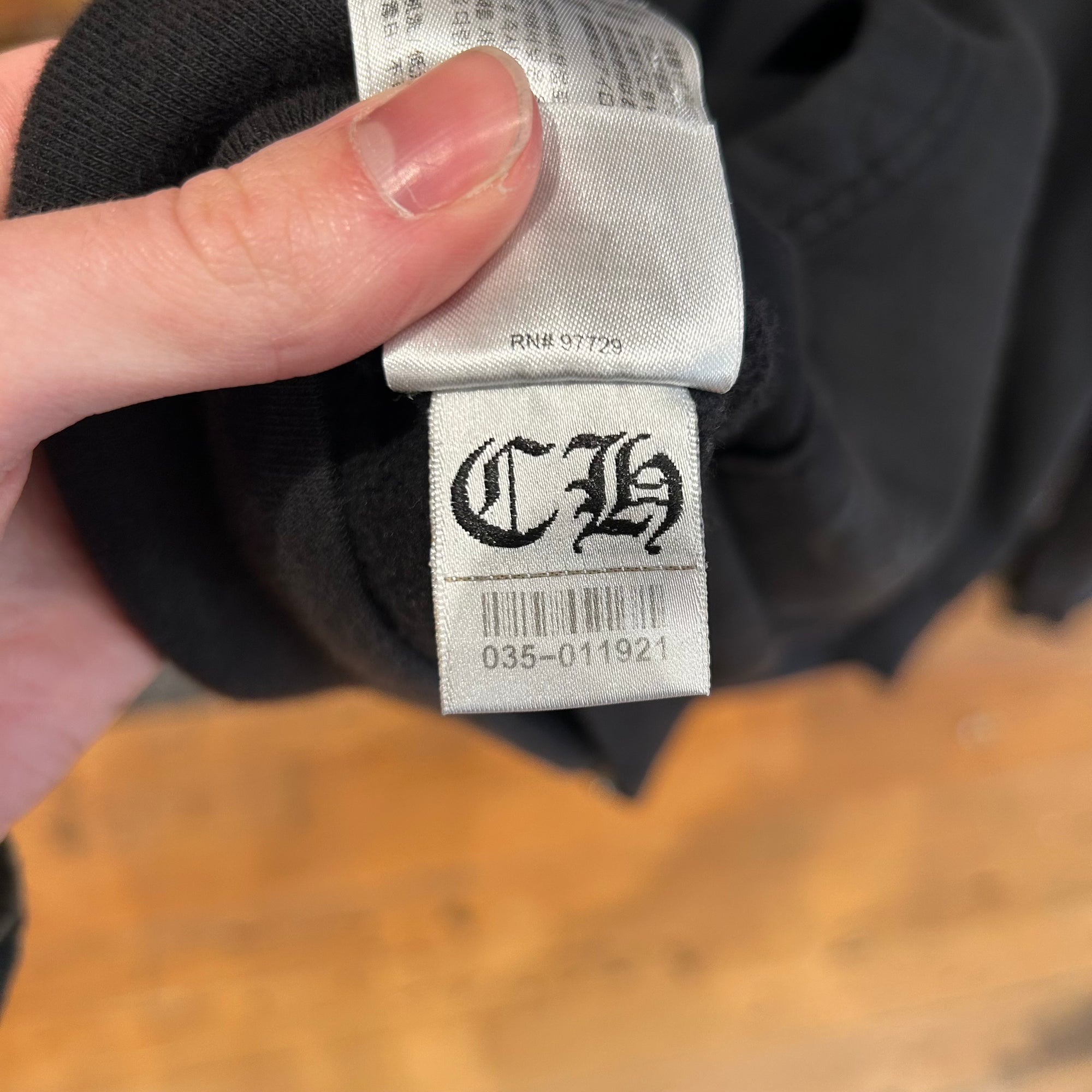 CHROME HEARTS LA EXCLUSIVE HORSESHOE ZIP HOODIE ‘BLACK’