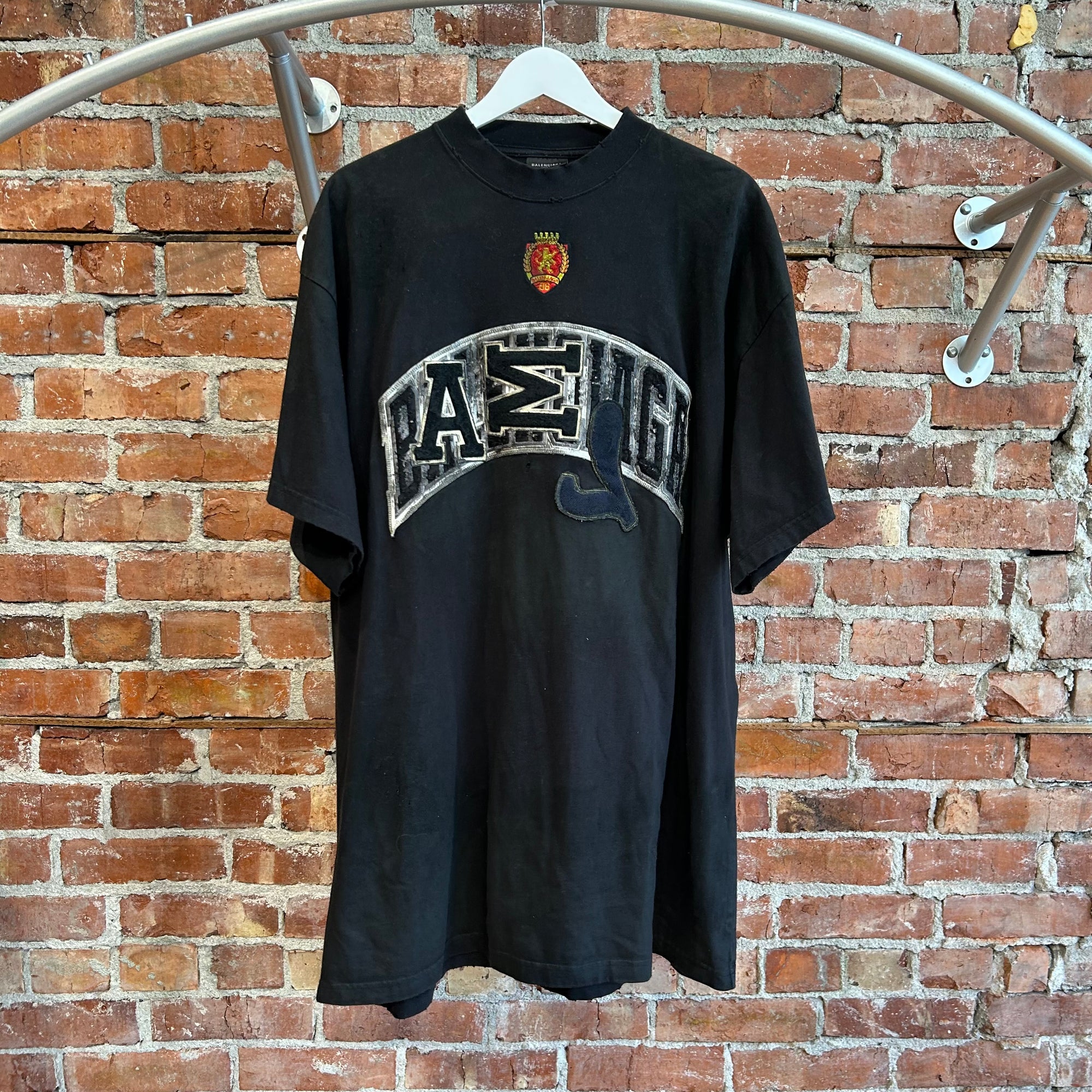 BALENCIAGA SS23 SKATER GRAFFITI TEE ‘BLACK’