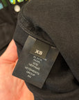 VETEMENTS SS19 RHINESTONE EMBELLISHED DENIM OVERSHIRT ‘BLACK’