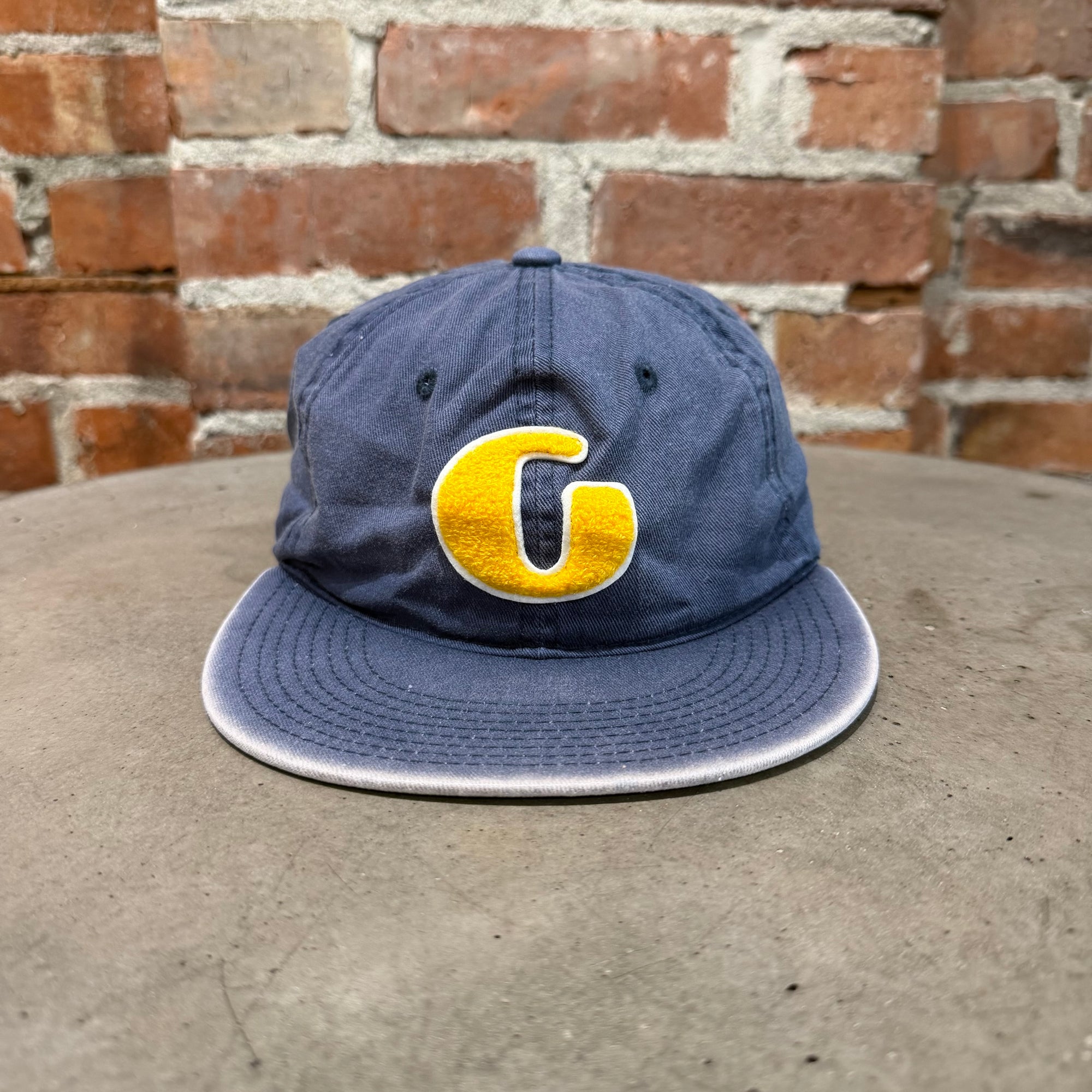 GALLERY DEPT. G-PATCH LOGO HAT ‘NAVY/YELLOW’