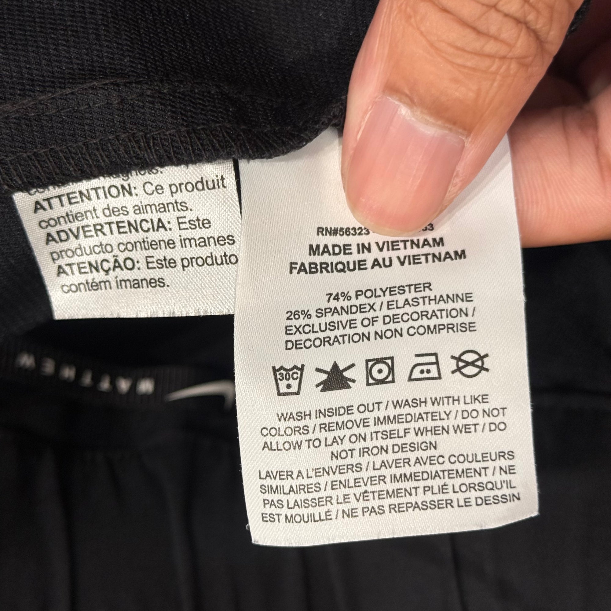 MMW X NIKE CONVERTIBLE TECHWEAR PANTS ‘BLACK’