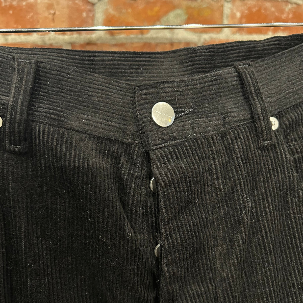 RICK OWENS FW25 CONCORDIAN CORDUROY BOLAN BOOTCUT PANTS ‘BLACK’