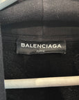 BALENCIAGA SS18 ARCHETYPE CAMPAIGN LOGO HOODIE ‘BLACK’