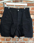 RICK OWENS FW25 CONCORDIANS DRKSHDW STEFAN CARGO SHORTS ‘BLACK’