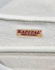 KAPITAL LUCKY BATTERY BIRD CREWNECK ‘WHITE’